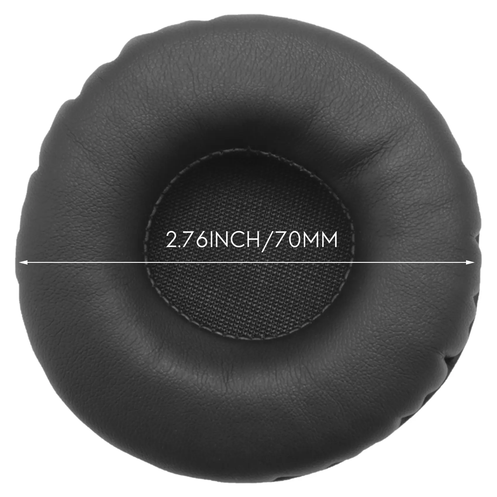 ABJG-1 Pair 70Mm Ear Pads, Universal Replacement Foam Pads Headphone Cushion