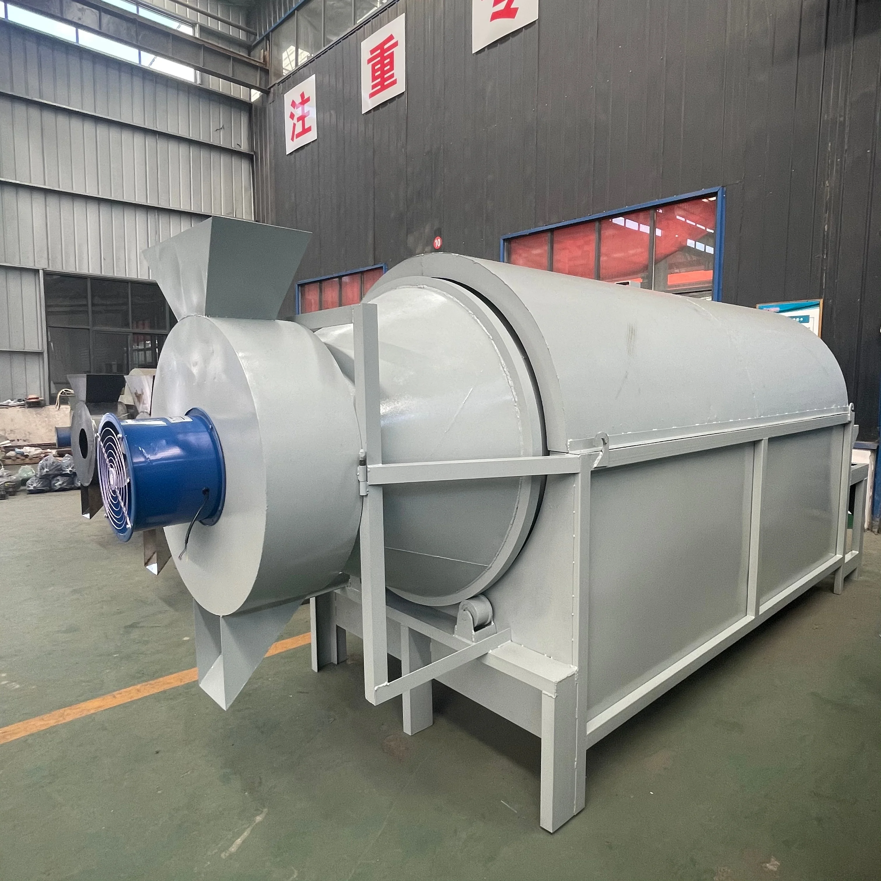 Agricultural Grain And Seed Drying Machine Coffee Bean And Cocoa Rotary Drying Machine Poultry Manure Fertilizer Drum Dryer