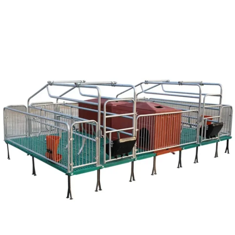 High Quality and Professional Hot Galvanized Fence Pig Cage Equipment Pig Farrowing Crate