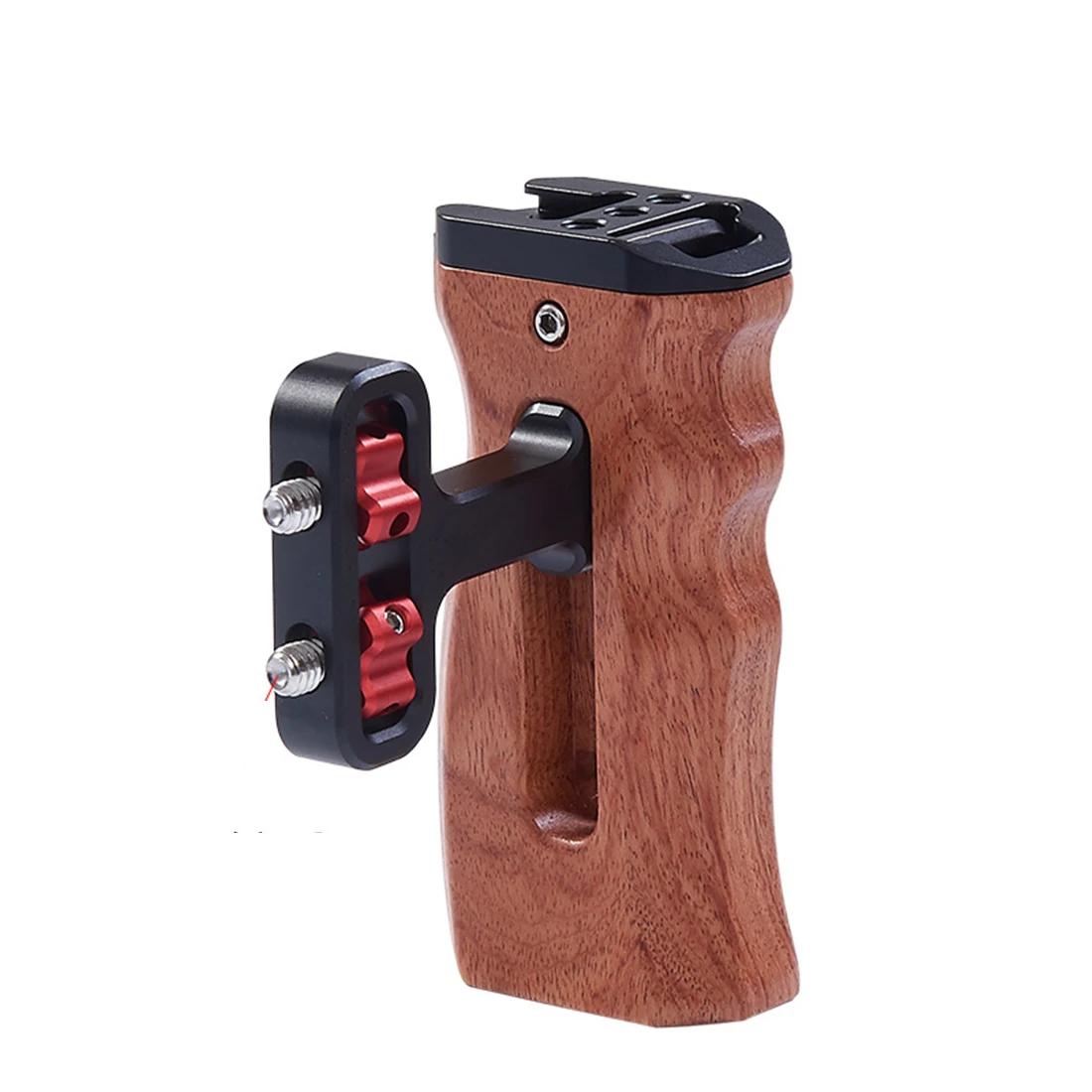 1 x Mini-Seitengriff mit Kaltschuh-Schnittstelle und 1/4 Zoll-20-Schraubhalterung für DSLR/Digitalkamerakäfig – Detail 3