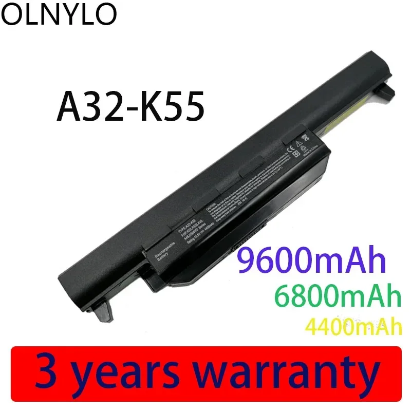 

9600mAh A32-K55 A41-K55 New Battery for ASUS X45 X45A X45C X45V X45U X55 X55A X55C X55U X55V X75 X75A X75V X75VD U57 U57A U57VD