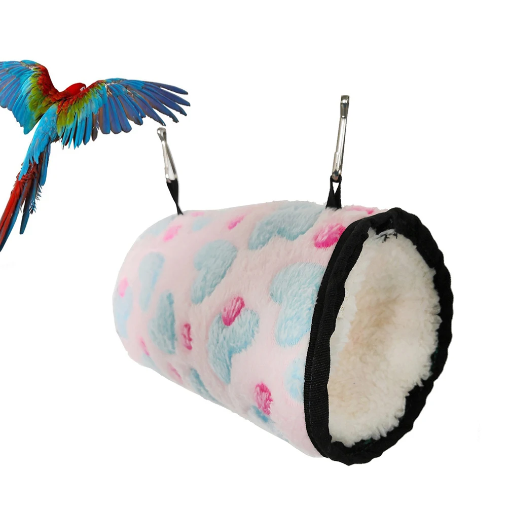 

Winter Parrot Sleeping Bag Warm Hammock Hanging Bed Pet Supplies 20x13cm Comfortable Nest Hamster Bird Parrot Hammock Rest