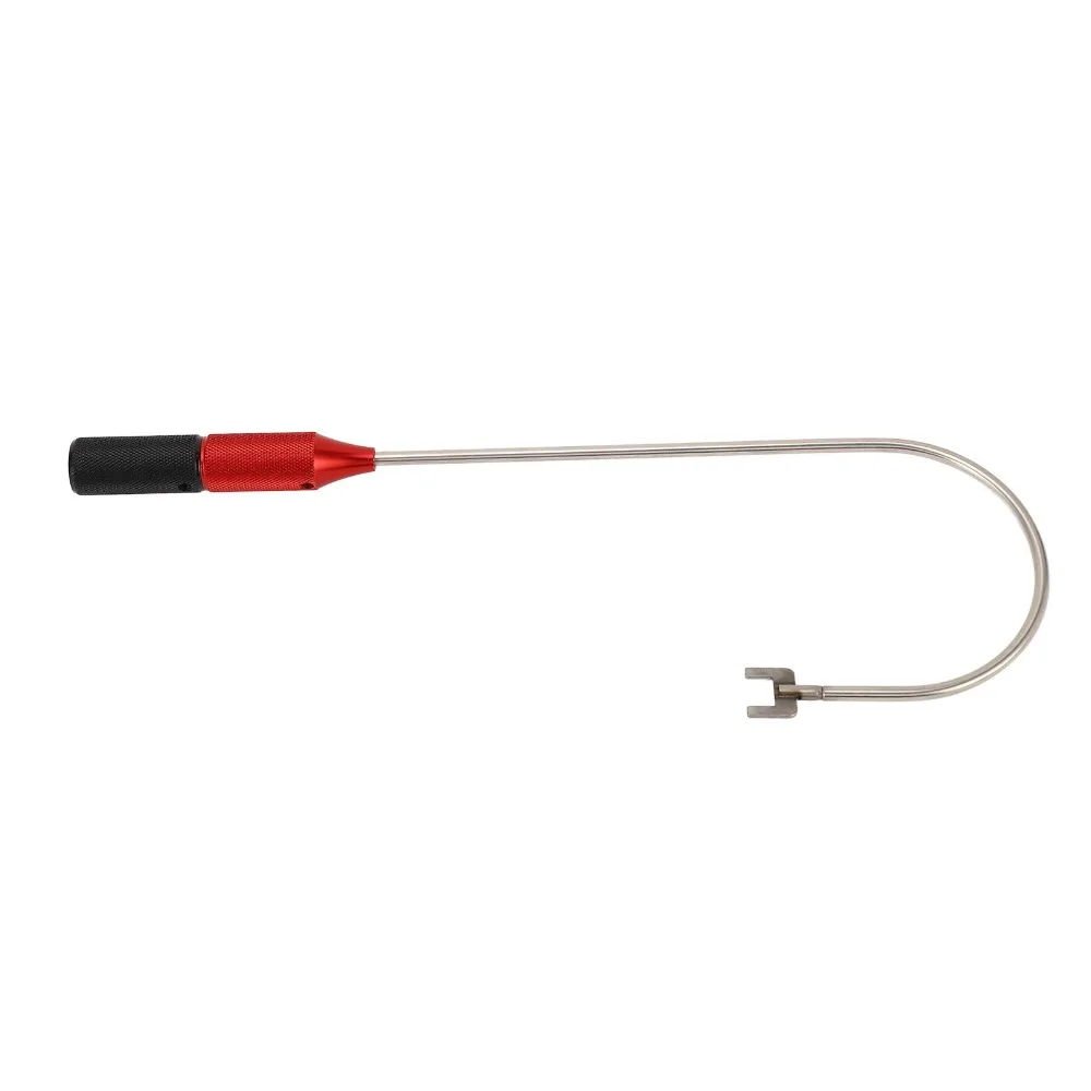 1Pcs Stainless Steel Thumb Turn Lock Bypass Tool 360 Degree Adjustment J Shape Lock Opening Tool Non Destructive Anti Scratch