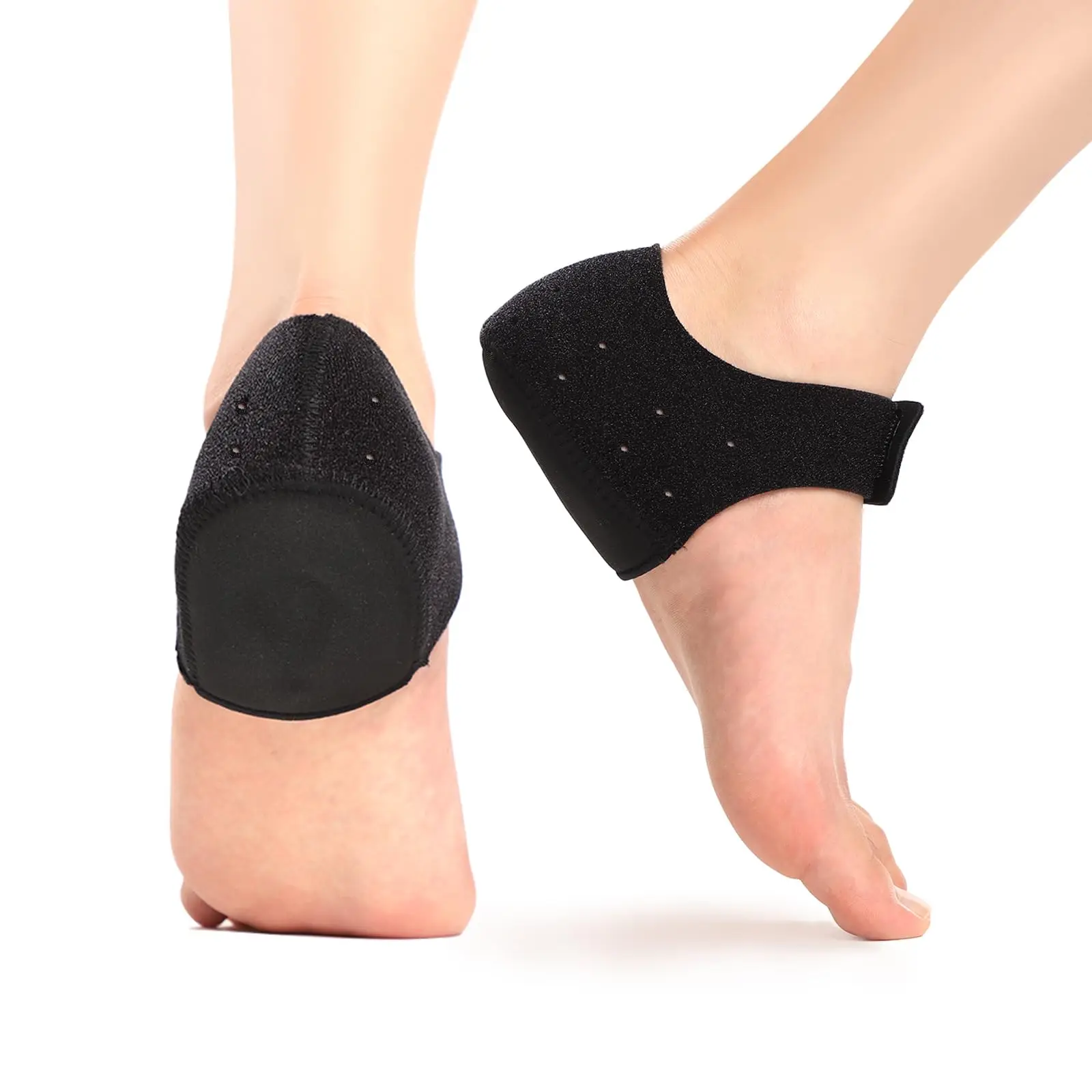 Plantar Fasciitis Heel Spur Foot Support With U-Shaped Silicone Gel Heel Cups for Heel Pain Relief Insoles for Man Woman Walking image 6