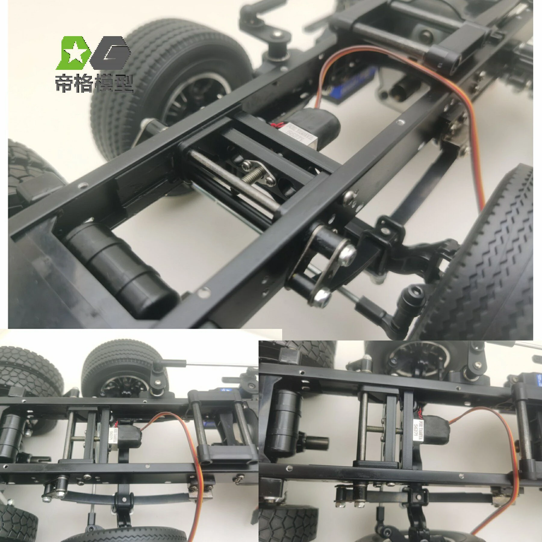 Steering Axle Lifting Retrofit Accessories Front-wheel Steering For 1/14 Tamiya RC Truck Trailer Tipper For Scania DIY Upgrade