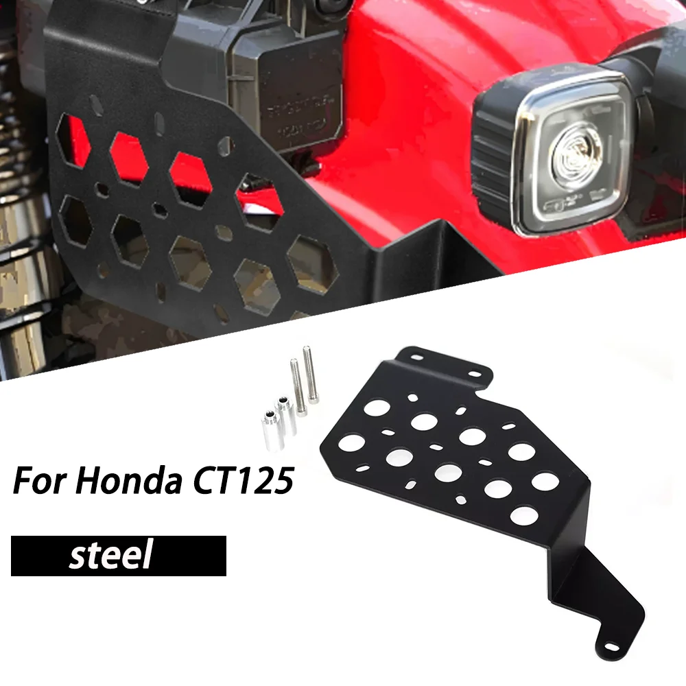 دراجة نارية الجانب الخلفي رف الناقل حقيبة دعم الإطار تمديد لهوندا CT 125 Trail 125 هنتر شبل JA55 JA65 2021-2024 #1