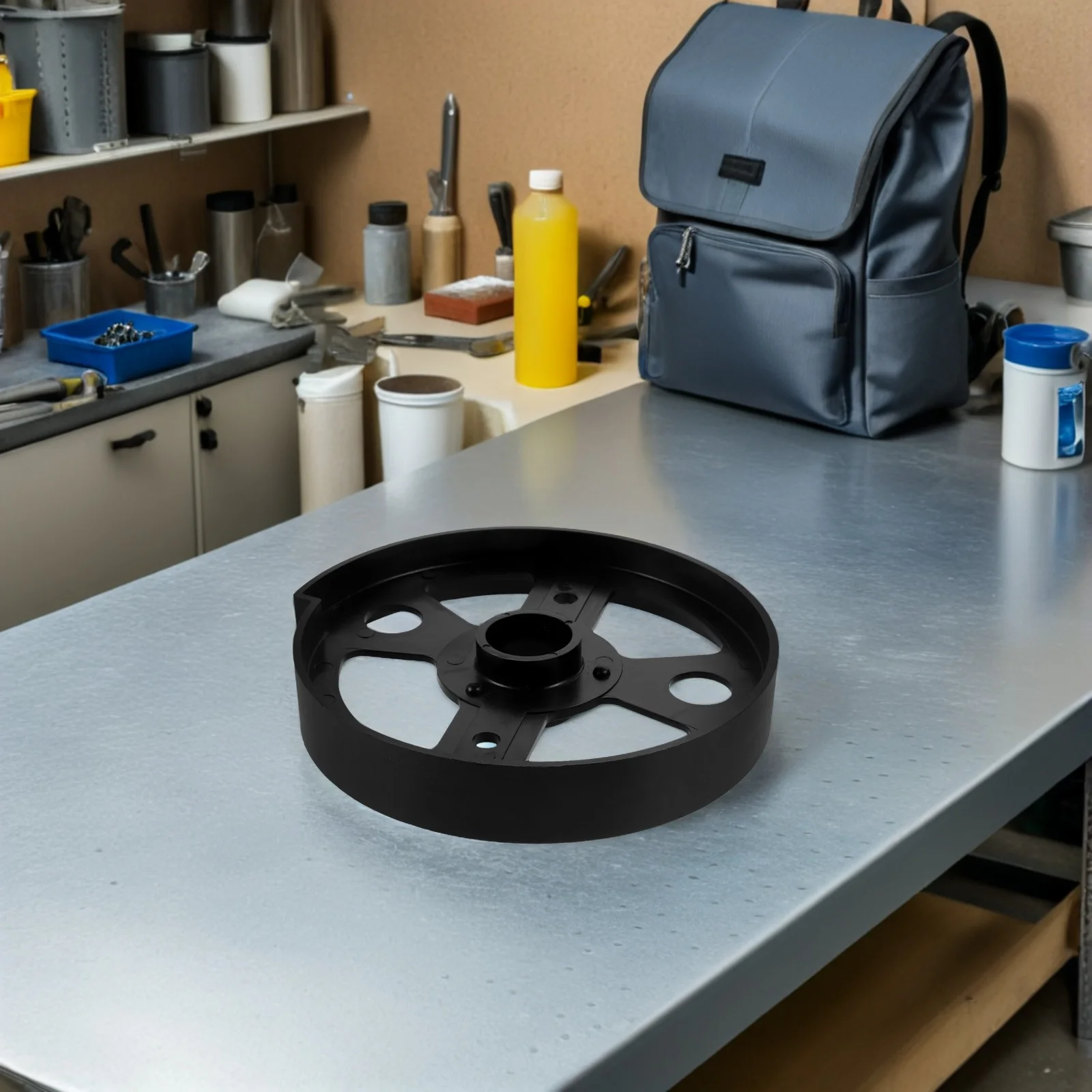 Puleggia per porta scorrevole in nylon per un funzionamento stabile e fluido - Parti di ricambio per accessori per porta del garage nere compatibili con