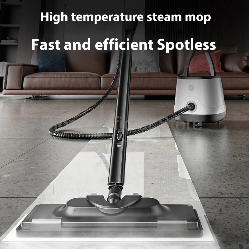 منظف بالبخار عالي الضغط 2000 وات، ممسحة بخار محمولة، خزان 2 لتر لتنظيف دخان زيت المطبخ وتعقيم الفورمالديهايد المنزلي