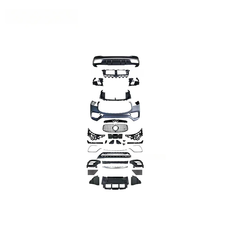 Auto Parts GLS63 Style Fr/Rr Bumper Conversion Exterior Replacement Tuning Sport for GLS Class X167 2020-2022