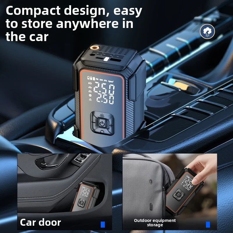 Wireless Car Air Compressor Air Pump Digital Display Electric Tire Inflator Pump for Motorcycle Bicycle AUTO Tyre Balls Inflatab