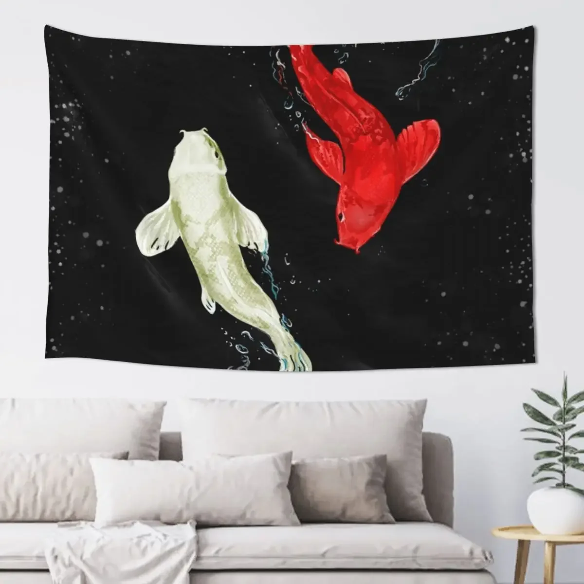 

Koi Fishes Tapestry Bedrooms Decor Wall Coverings Korean Room Decor Room Decor Aesthetic Tapestry