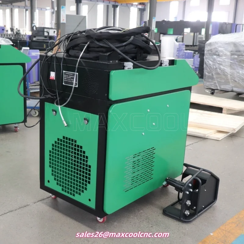 Portable CW 2000W Stone Metal Removal Rust Fiber Laser Cleaning Machine Handheld Laser Cleaning Welding Cutting Machine 3 in 1