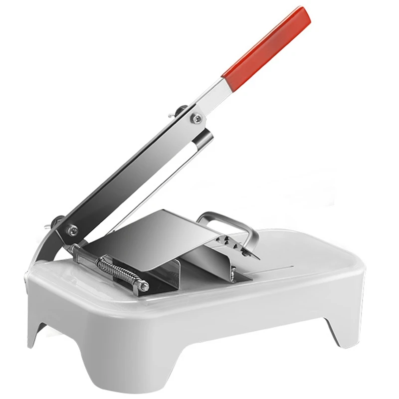 

Manual Freeze Meat Slicer, Stainless Steel Meat Cutter Beef Mutton Roll Meat Food Slicer Slicing Machine For Home