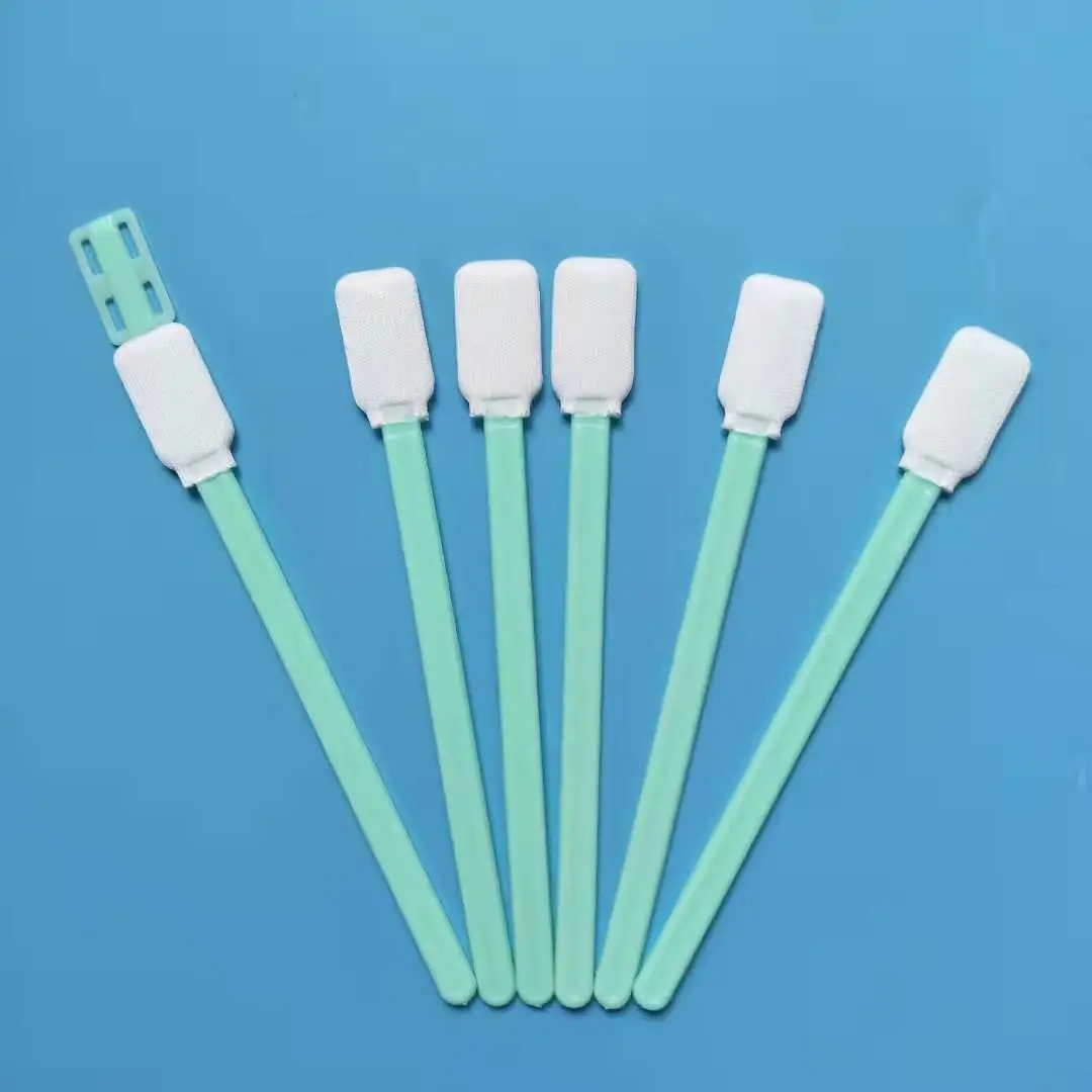 100Pcs ESD Cleaning Swab Wear-Resistant Water Absorption Multi-purpose Cloth Tip Cleaning Polyester Stick For Camera Optics Lens