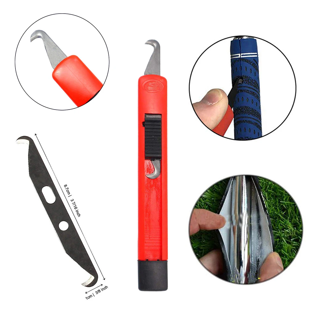 

Club Cover Removal Repair Tool Set Hook Blade Golfs Grip Replacement Tool Kit Rubber Vise Clamp for Golf Club Regripping