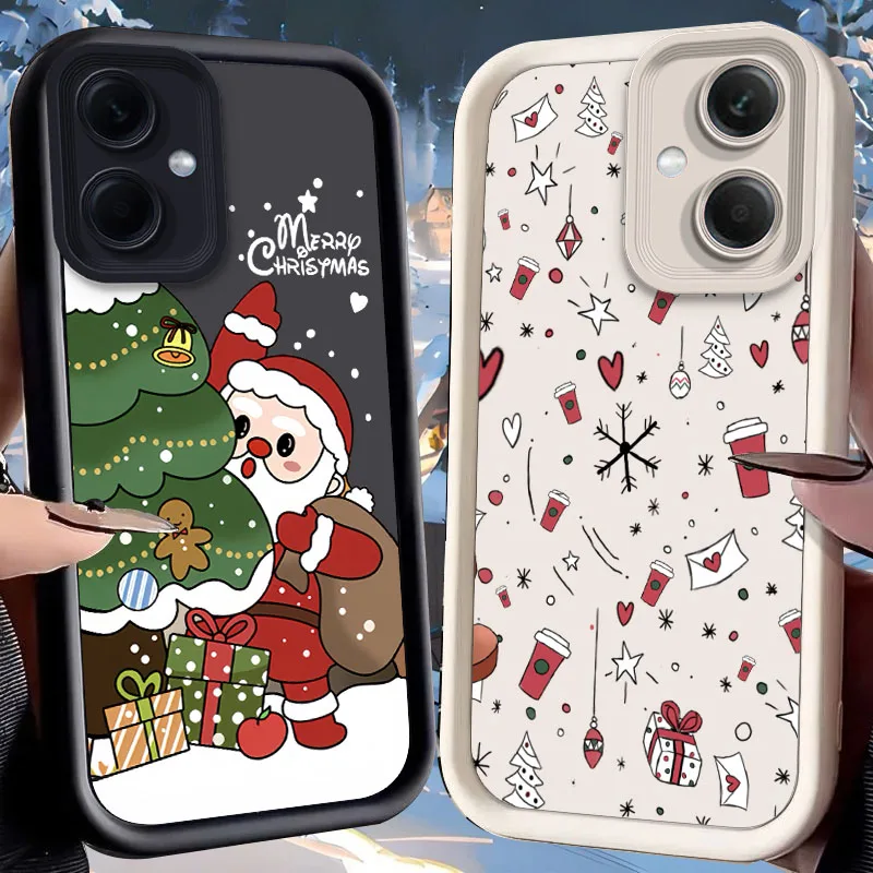 Santa Claus Phone Case for Xiaomi Redmi Note 13 12 Pro Plus 4G 5G 13C 12C Turbo 11 11S 10 10S 9 10A 10C 9C A2 Shockproof Cover