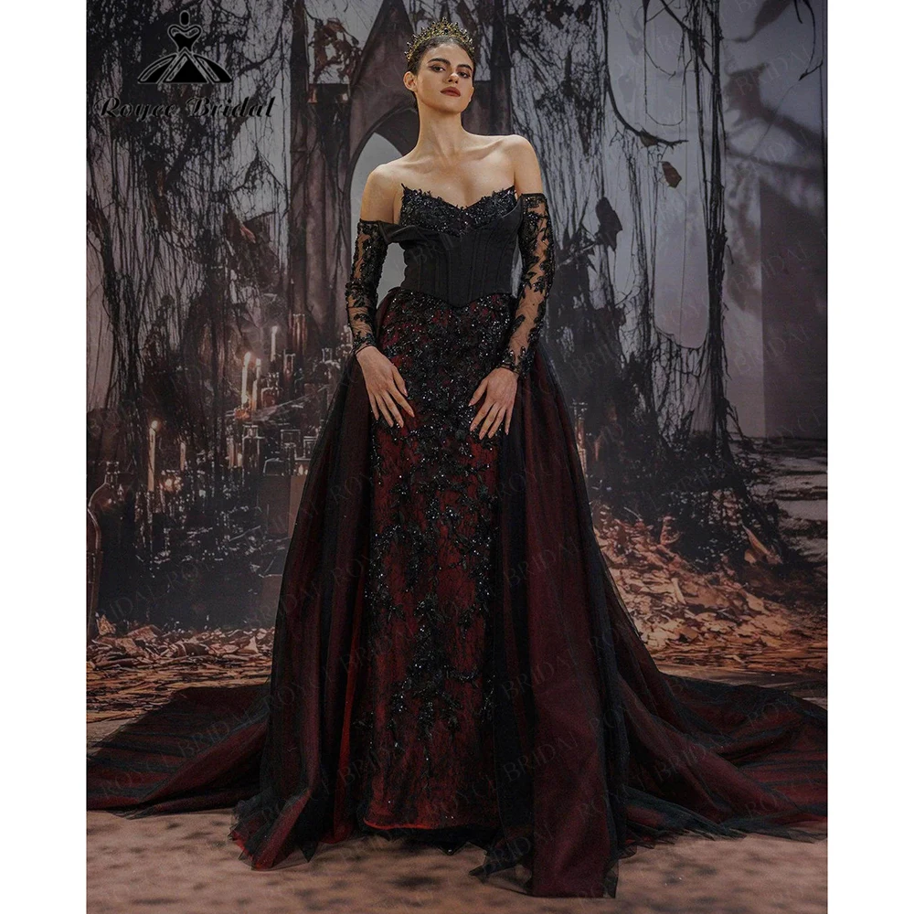 black with red roses prom dress Rose Floral Embroidered Satin Quinceanera Dress ... From Uniquebridalboutique, $171.12