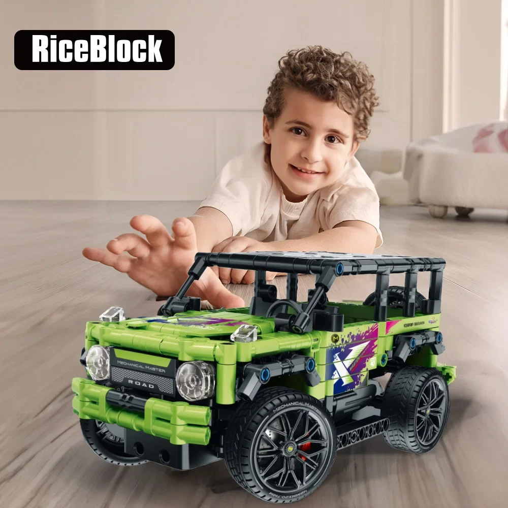 Remote Control Racing Blocks, Programmable Building Kit with App Or Remote Control for Creative Birthday Gifts for Children