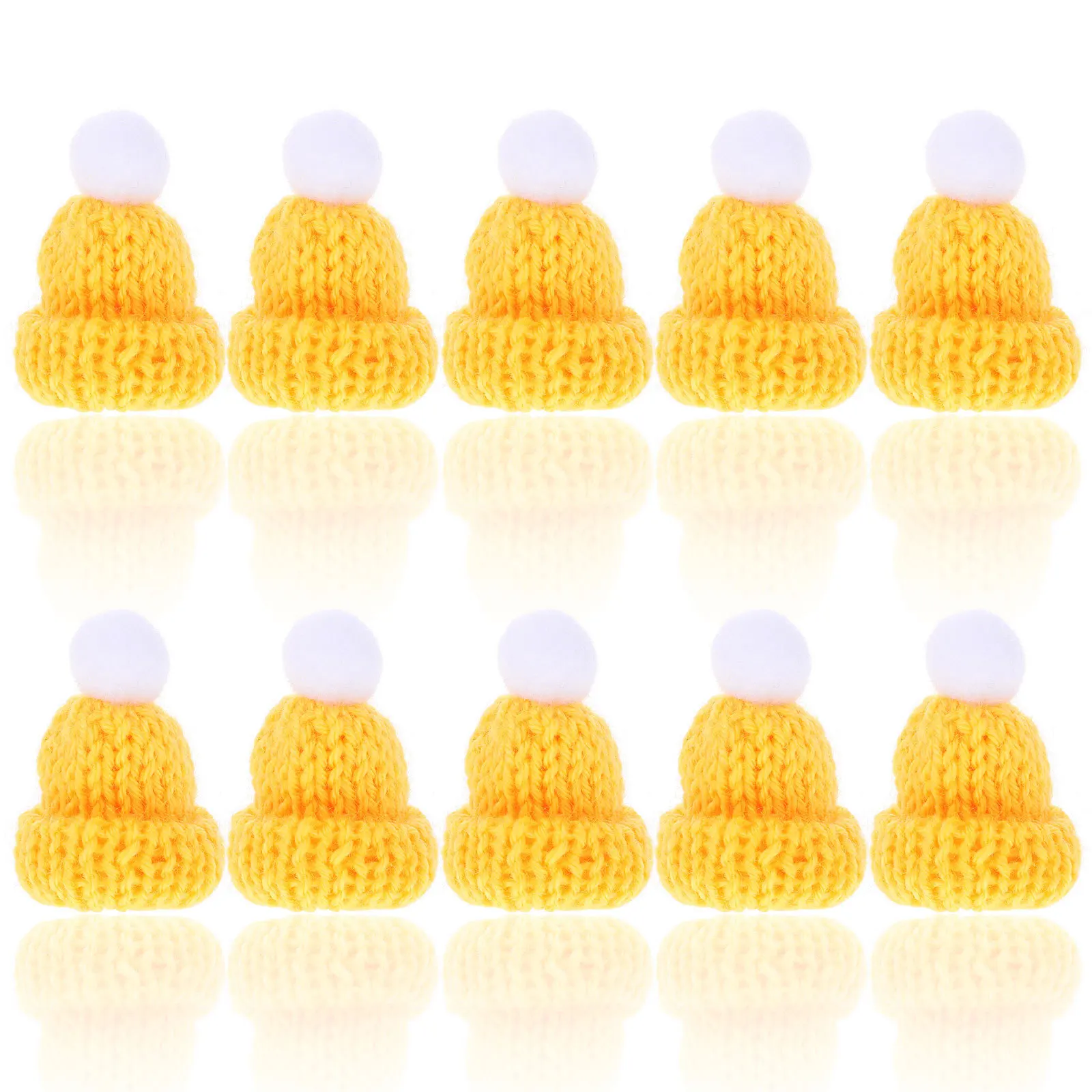 

10 шт., аксессуары для рождественских шапок, кепка Санта-Клауса премиум-класса, очаровательные шапки для рождественской вечеринки для украшения семейного сбора, идеи подарков