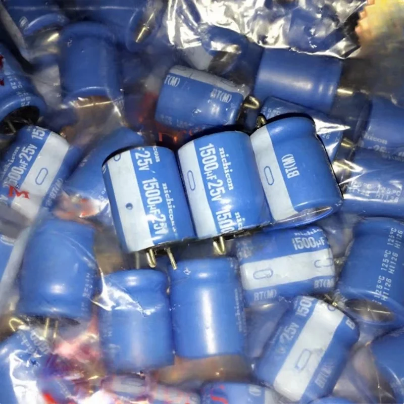 10 peças 1500uf 25v capacitor 25v 1500uf 16x20 bt resistência de alta temperatura 125 graus celsius