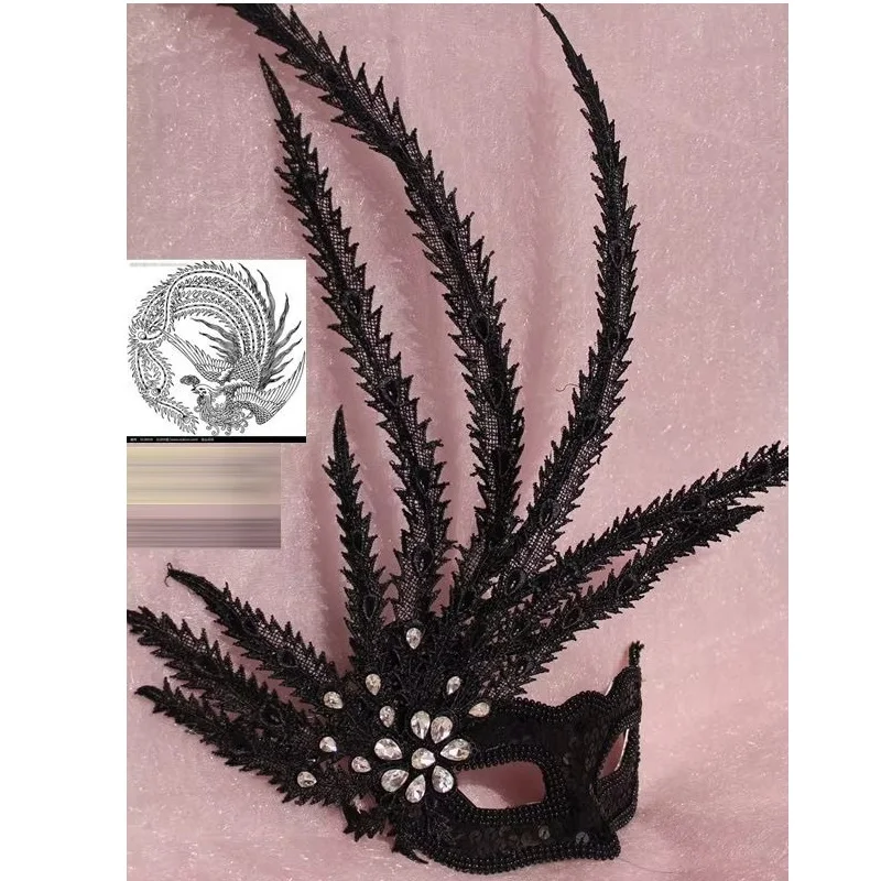 

Christmas Halloween carnival dance princess mask ,lace crystal phoenix mask