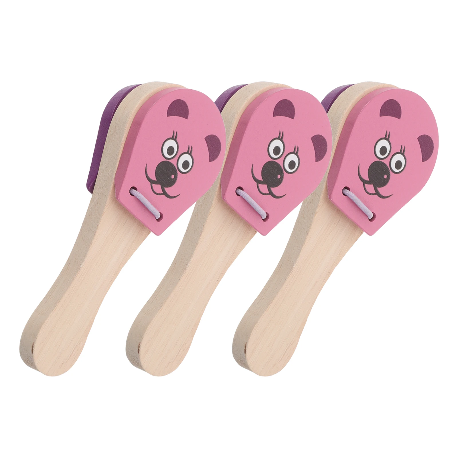 

's Wooden Speaker Board Percussion Castanets Traditional Hand Noise Maker