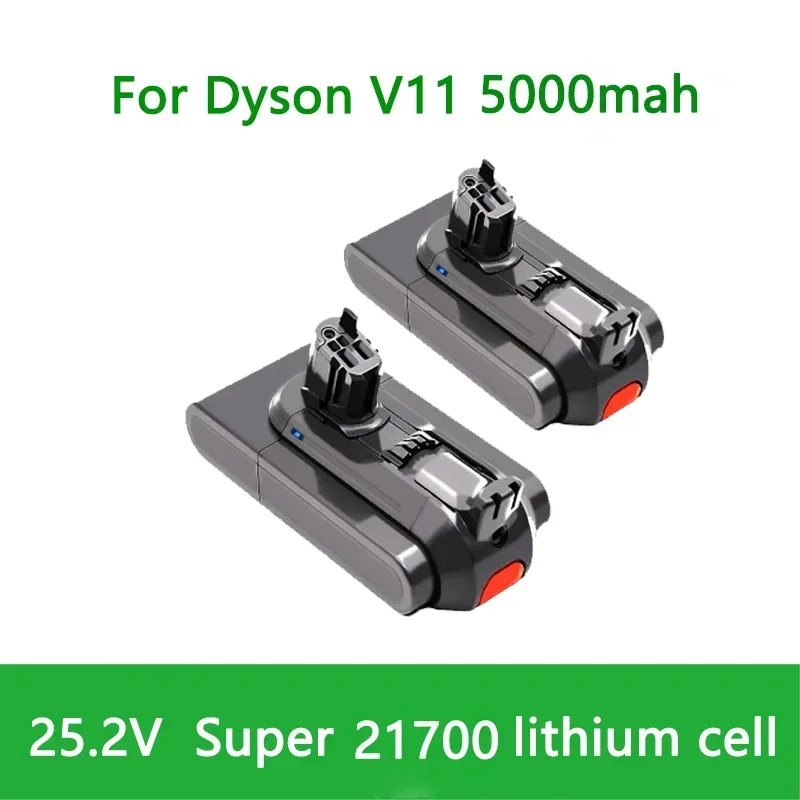 100% NEW 25.2V 5000mAh for Dyson V11 Battery Absolute Li-ion Vacuum Cleaner Rechargeable Super Lithium