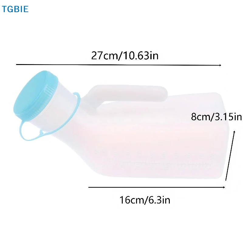 [TL]【TL】1000ML Large Capacity Journey Urinal Pee Bottle Mobile Toilet Pee Storage Tools Thicken Car Travel Mens Urinal Bottle