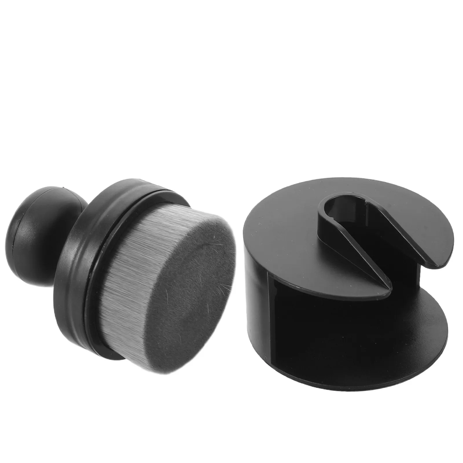 Vinyl Record Cleaning Brush Black Plastic Handle Hair Anti Static Dust Removal Turntable Cleaner Portable Travel