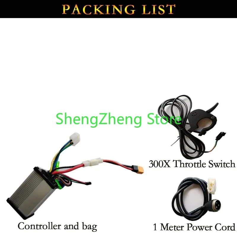 

200W DIY Electric Bike Conversion Kit Controller Clutch Switch Mounting for Electric MountainBicycle