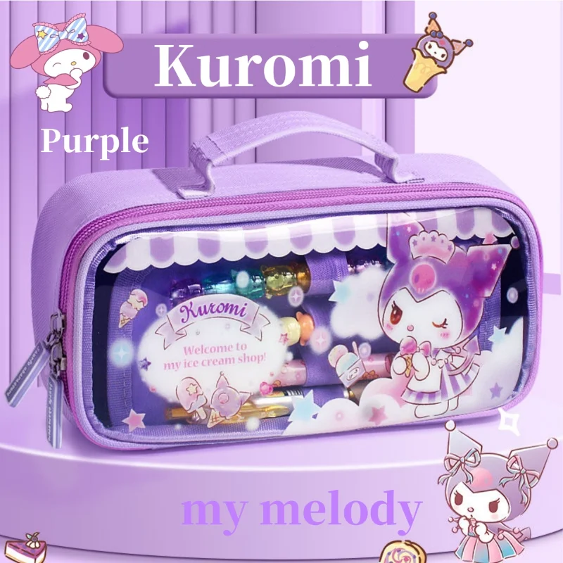 

sanrio pencil case cute pencil cinnamoroll my melody culomi student girls pencil back to school anime children birthday gift