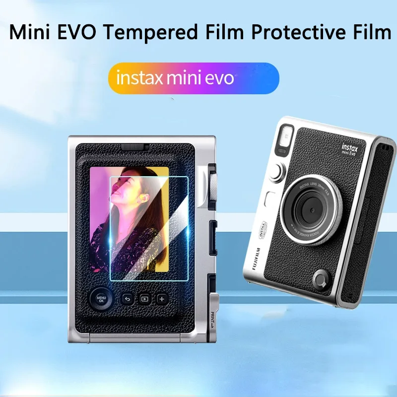 Pour Instax Mini EVO Instant Ultra nouveau verre trempé 9H mince protecteur d'écran LCD verre anti-rayures pour Instax Mini caméra