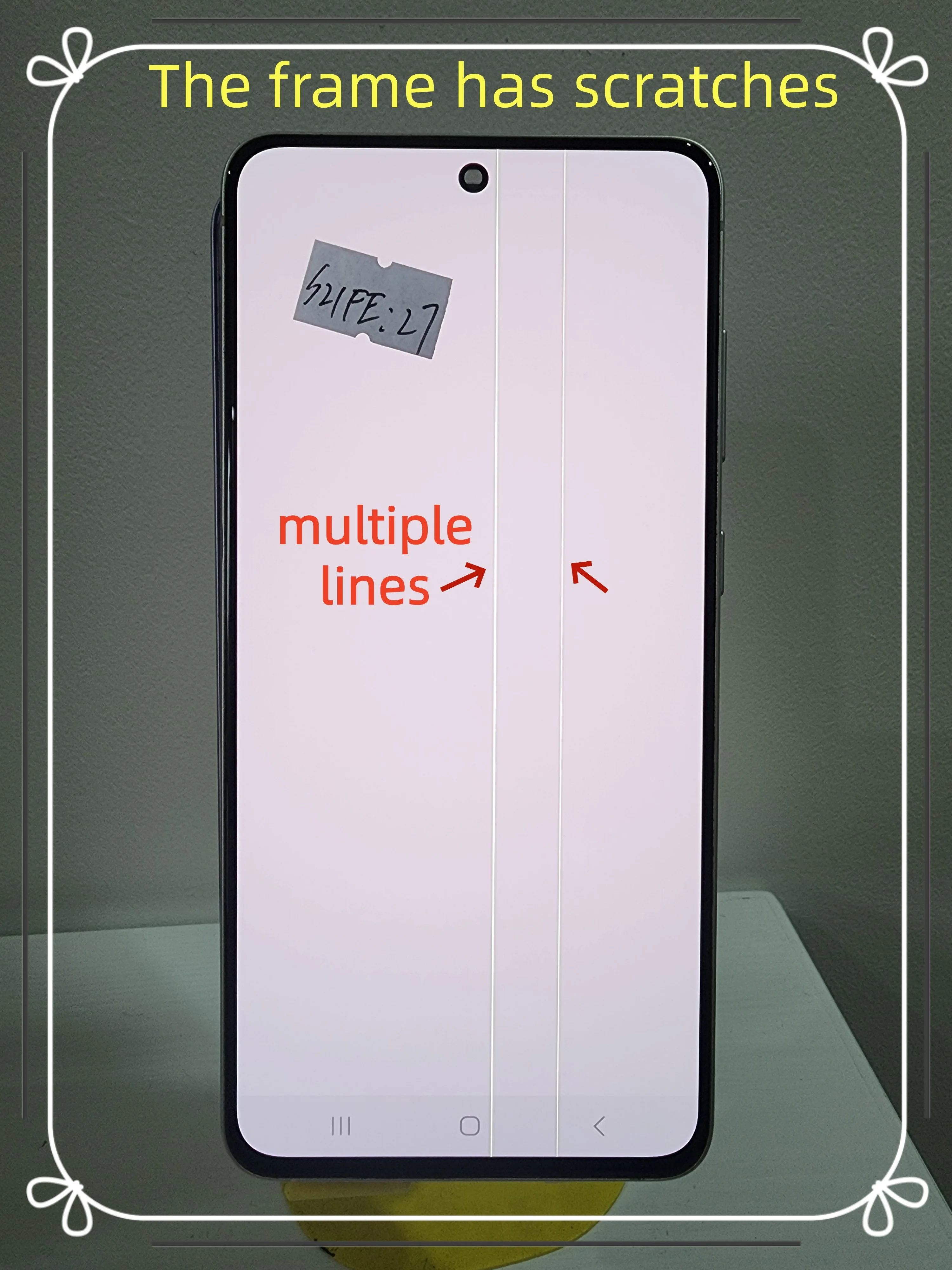 Original AMOLED For Samsung Galaxy S21 FE 5G G990 G990U G990E G990B/DS LCD Display Touch Screen Digitizer Replacemen