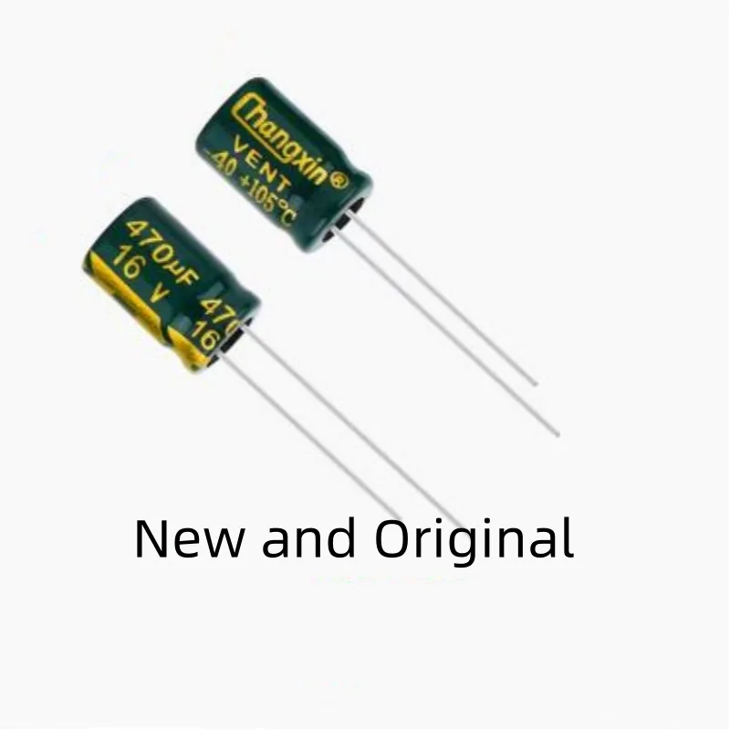 

High frequency, low resistance, long-life electrolytic capacitor 470UF 16V 8X12