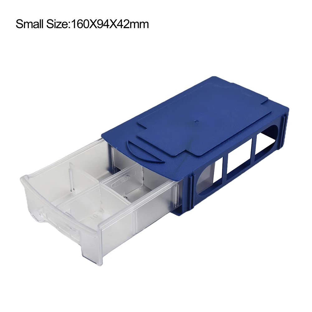 

1PC Hardware Storage Screw Storage Stackable Plastic Hardware Parts Storage Boxes Component Screws Toolbox Storage Box Tools