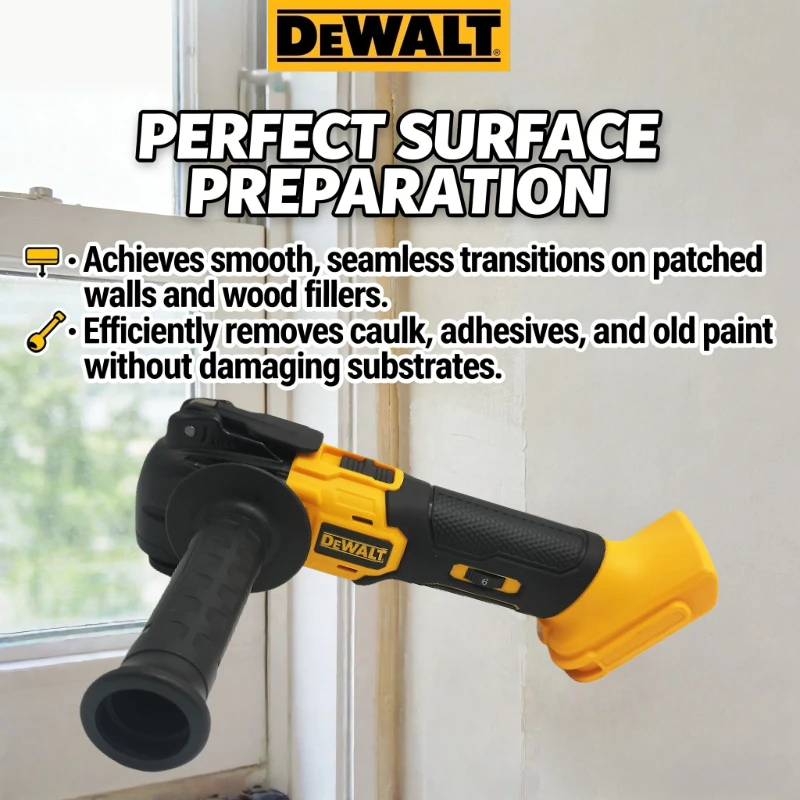 DEWALT Brushless Multi-Function Oscillating Tool - Universal Cut, Polish & Scrape Vibration Tool (without battery) - view 2