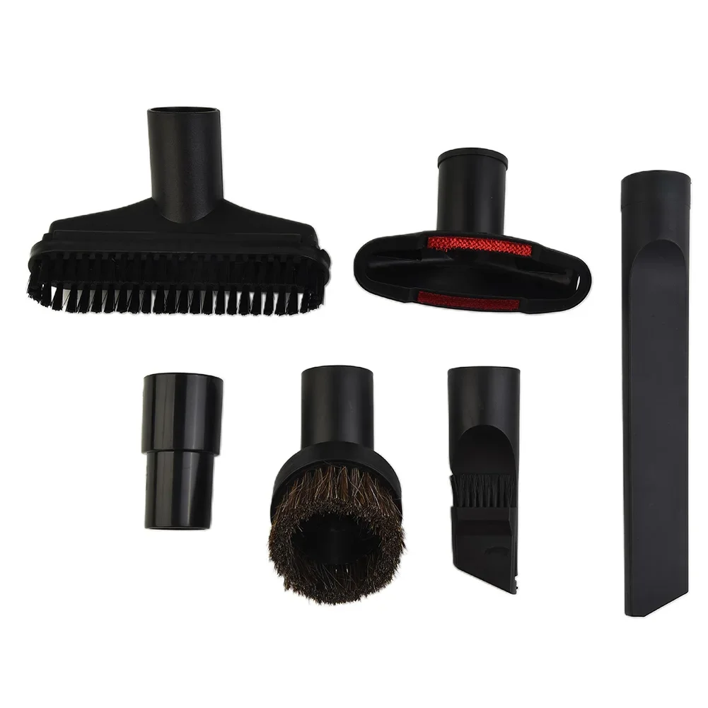 Vacuum Cleaner Accessories Set Cleaing Nozzle Brush Adapter Replacement 6 In 1 Hosehold Dusting Crevice Stair Cleaning Tools