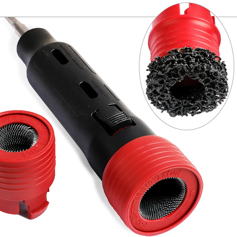 

15pcs Car Wheel Stud Cleaner Tool Screw Nuts Rust Removal Brush Cleaning 12-28mm Car Wheel Stud Cleaning Brush Pneumatic Tools