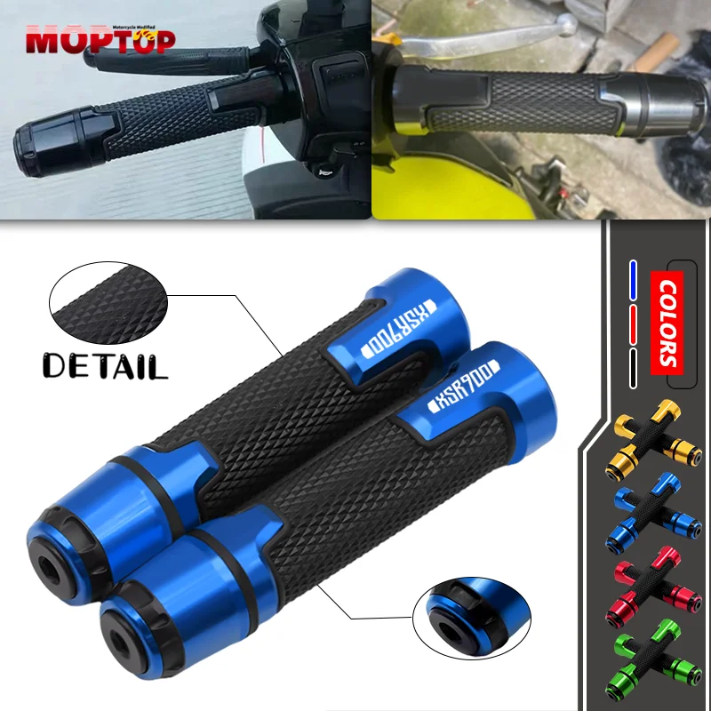 

For Yamaha XSR700 XSR900 xsr700 xsr900 7/8 "22mm Motorcycle Hand Handlebar Grips Rubber Anti-Slip Hand Handle bar Grips Ends