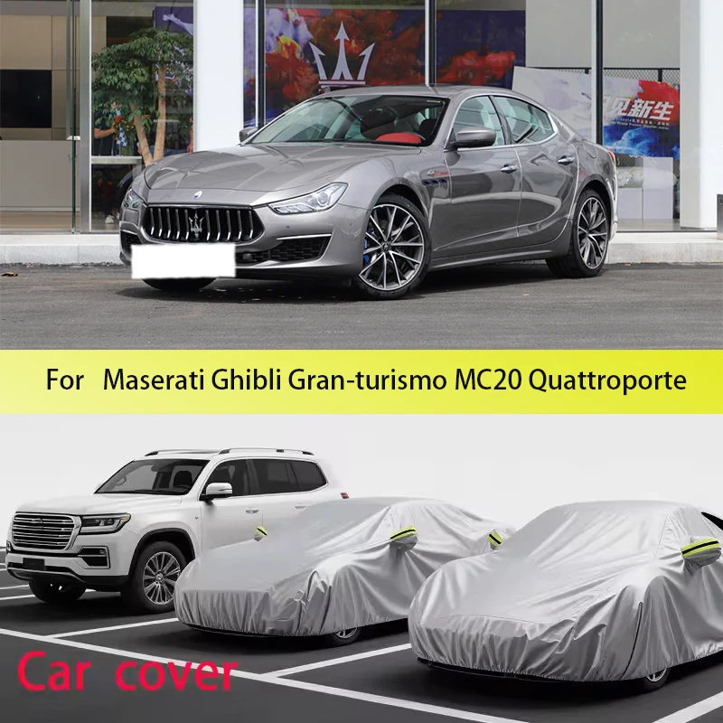 

Car cover Maserati GHIBLI,Gran-turismo,MC20,Quattroporte Dust proof car cover,car dust,waterproof tape,with reflective strip