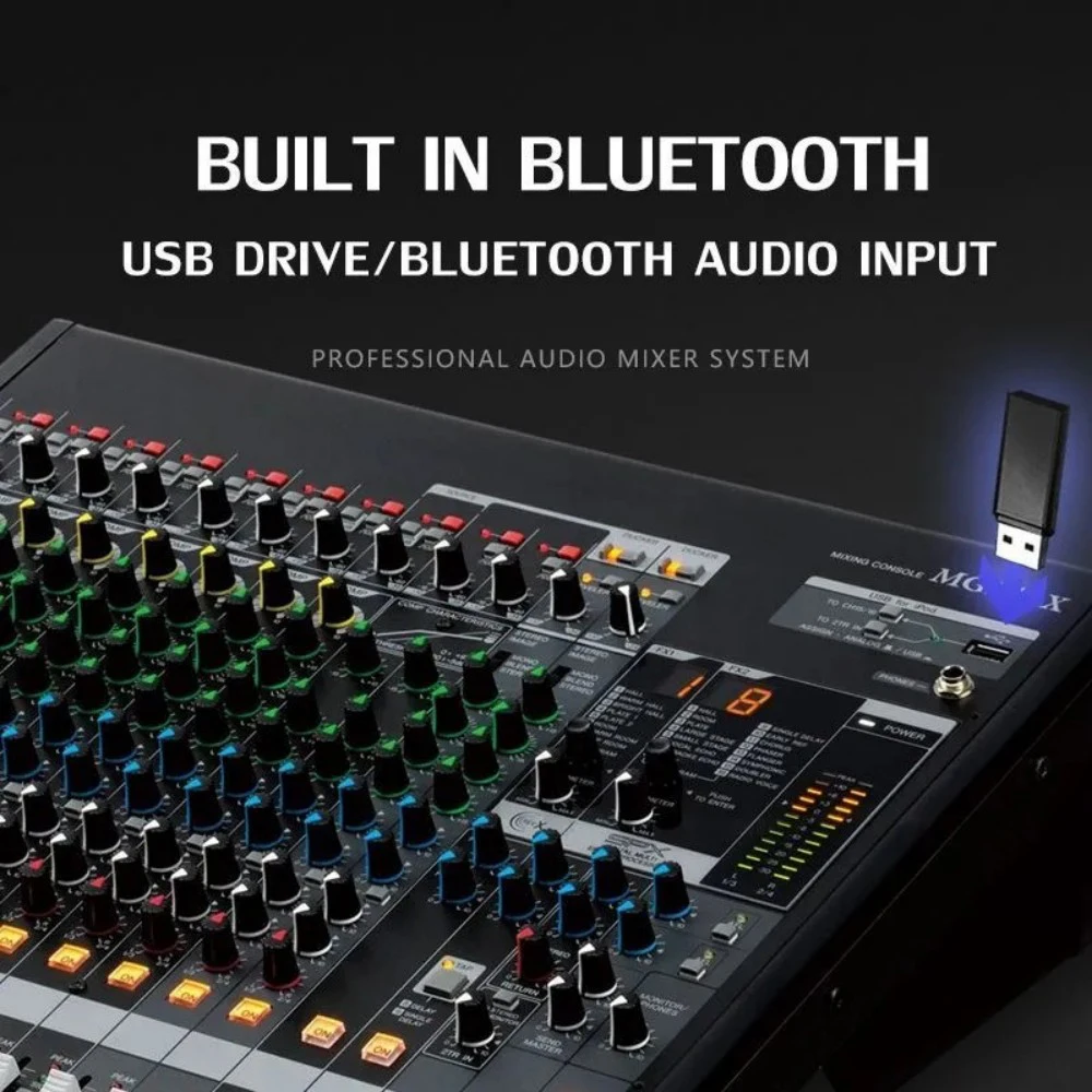 MGP16X 16 قناة المهنية خلط الصوت وحدة التحكم برو الصوت الرقمي متعدد المؤشرات المعالج لنظام الصوت المرحلة