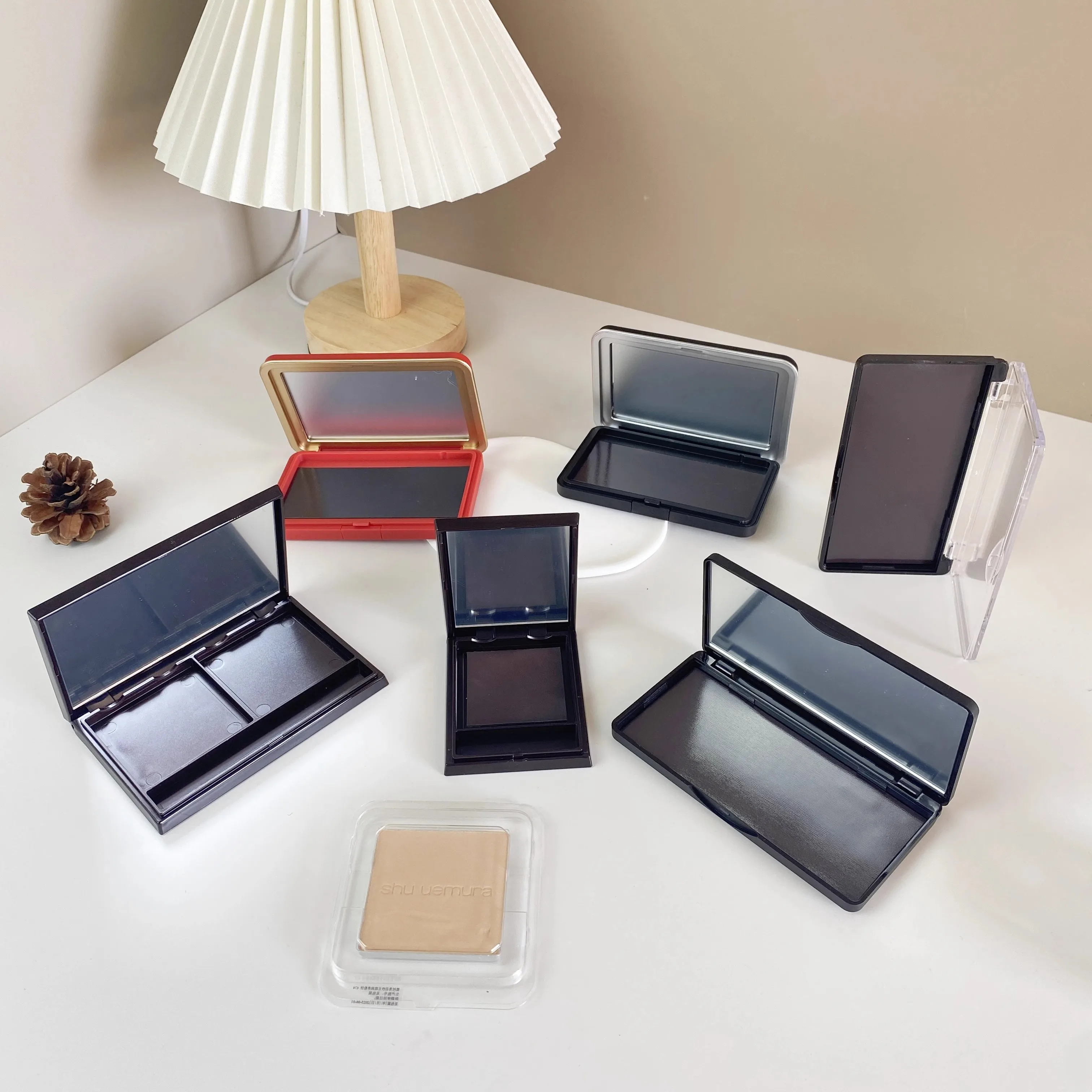 Shu Uemu* Pressed Powder Replacement Core Storage Box 12g Suitable for Flat Replacement Box Self-Organized Makeup Palette