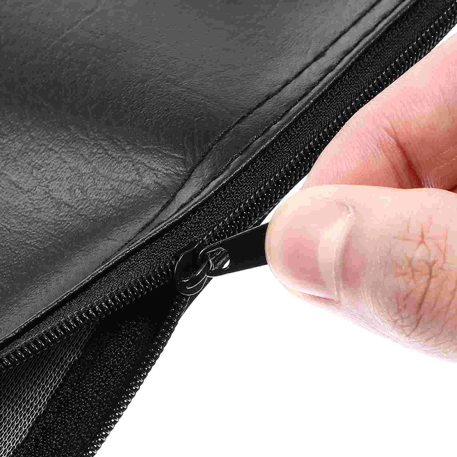 Microphone Storage Bag Portable Pouch Carrying PU Carrier Case Protective Wireless Microphones