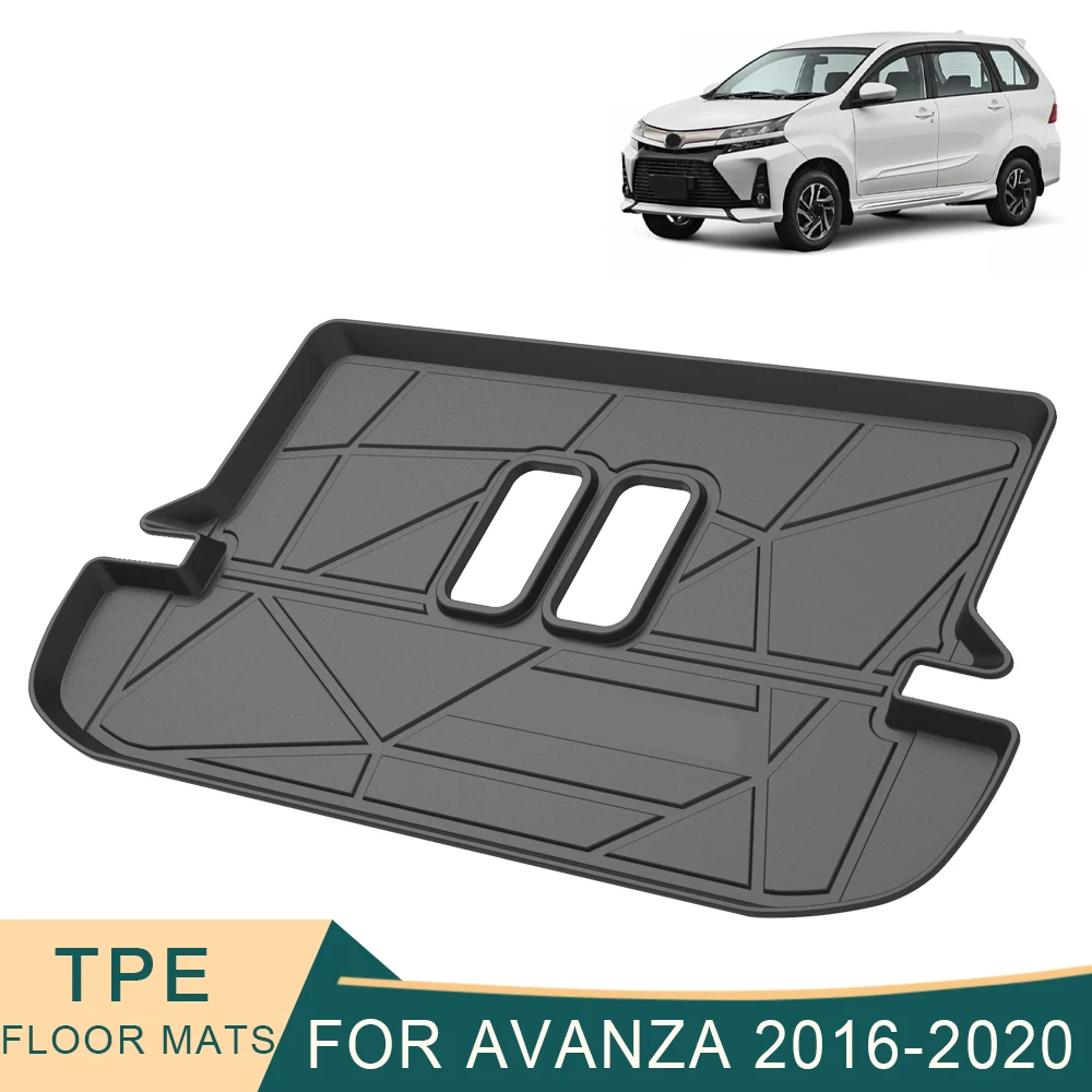 

For Toyota AVANZA 2016-2020 Cargo Liner All-Weather TPE Non-slip Trunk Mats Waterproof Boot Tray Trunk Carpet