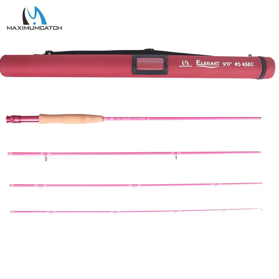 maximumcatch-65-9ft-canne-a-mouche-rose-2-5wt-4-8-pieces-30t-canne-a-peche-a-la-mouche-moyen-rapide-en-fiber-de-carbone-pour-dames