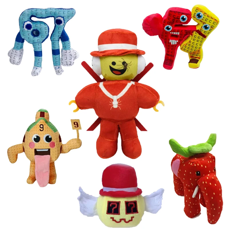 Robar un cerebro juegos juguetes de peluche elefante fresa juegos cuadrados amarillos juguetes de peluche circundantes regalos de vacaciones regalos de navidad