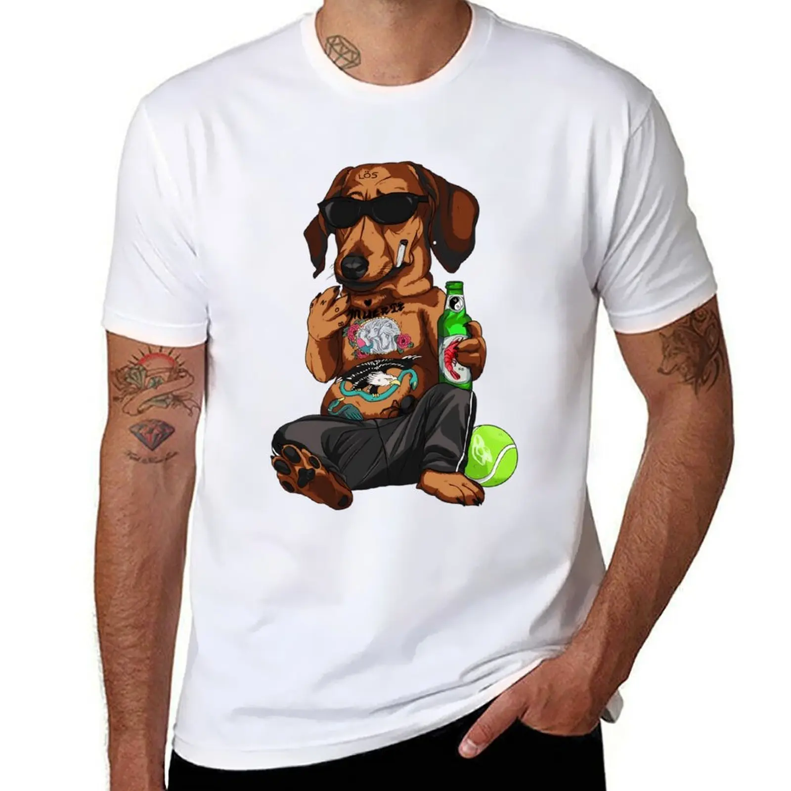 

Wiener Dawg Fanart T-Shirt t shirts for man cotton funny cotton t shirt pack T-Shirt