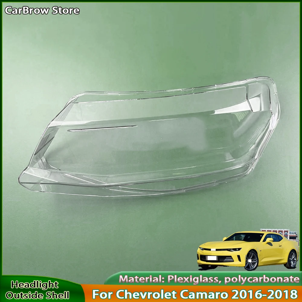 

Headlamp Shell For Chevrolet Camaro 2016-2018 Car Transparent Headlight Lens Cover Automotive Light Assembly Housing