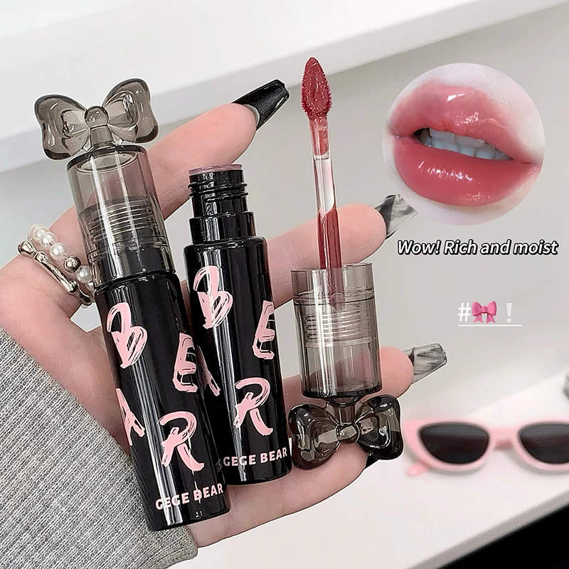 Bow Dudu Water Glitter Lip Glaze Licht, dun, hydraterend, delicaat, kleurweergave Water Glitter Lip Glaze