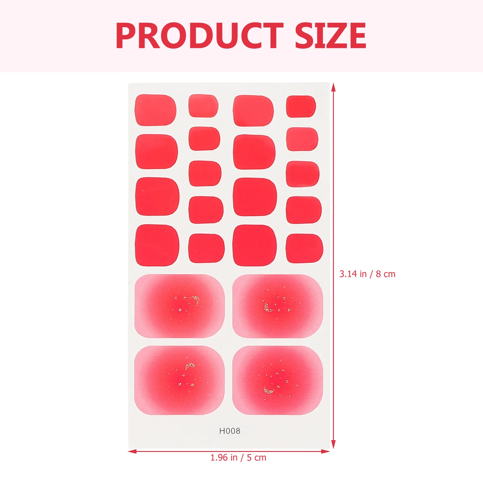 

5 Sheets Fake Nails Christmas Sticker Manicure Stickers Fingernail Decals Art Decorations Full Paste